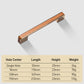 Textured Leather Inlay Cabinet Pulls and Knobs