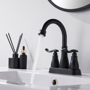 3 Holes Stainless Steel Hot And Cold Bathroom Faucets
