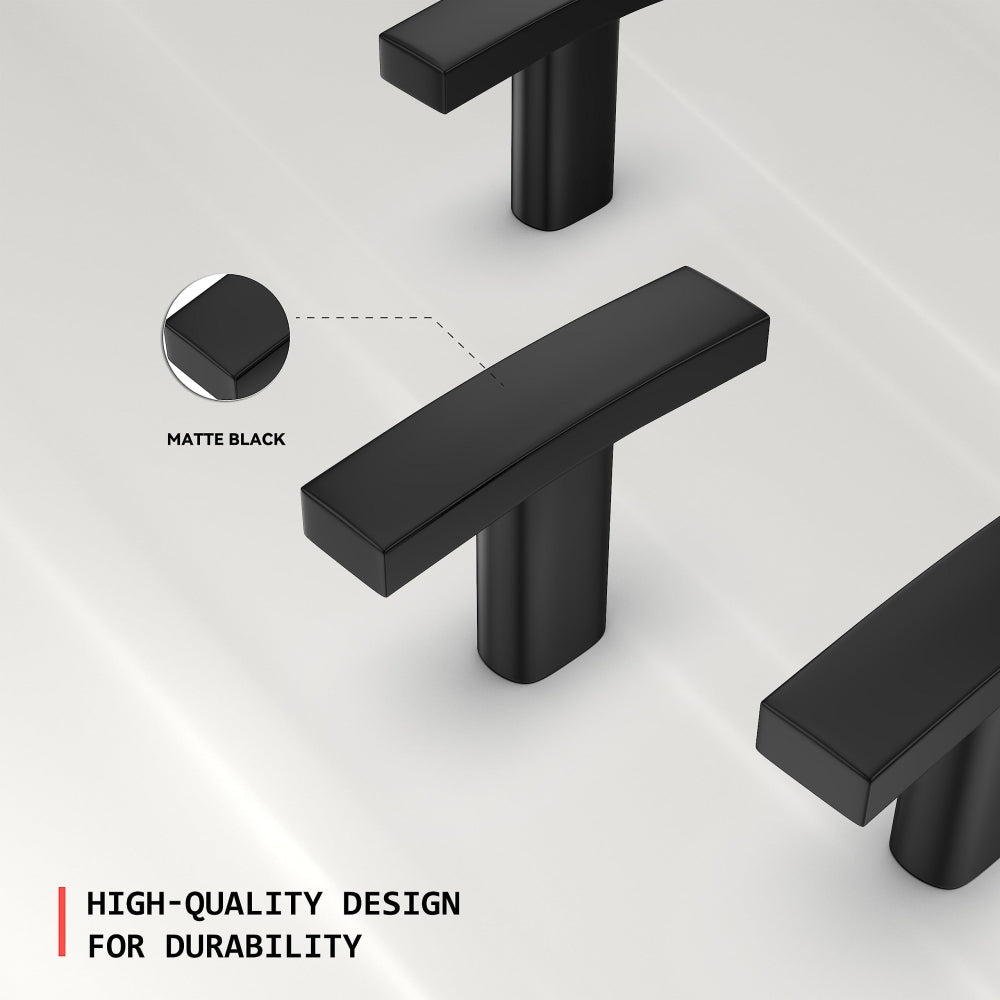 Multi-Finish Curved Cabinet Pulls for Kitchen Drawers