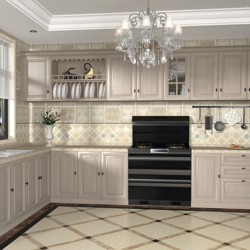 Multi-Finish Curved Cabinet Pulls for Kitchen Drawers