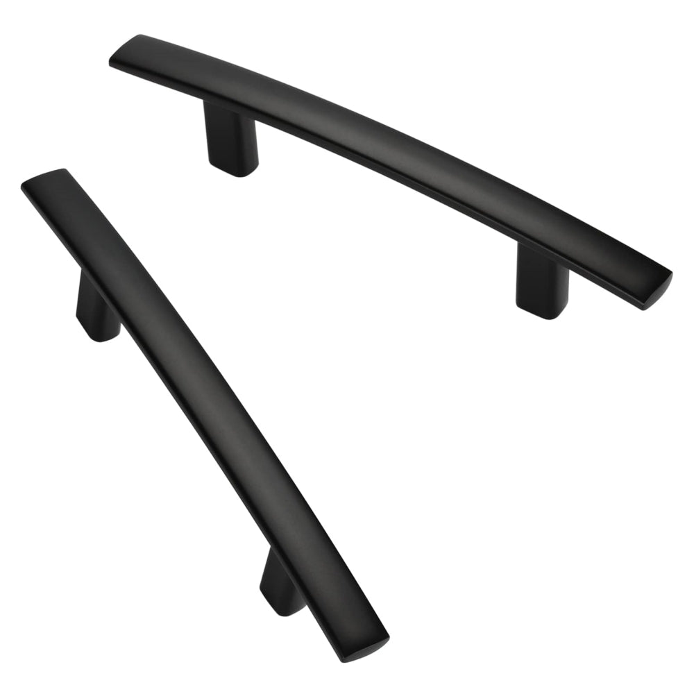 Multi-Finish Curved Cabinet Pulls for Kitchen Drawers