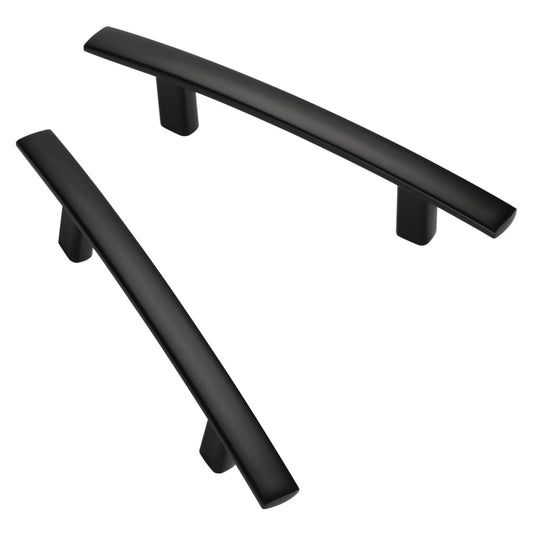 Multi-Finish Curved Cabinet Pulls for Kitchen Drawers