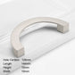 C-Shaped Recessed Drawer Pulls for Sliding Doors