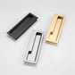 Recessed Cabinet Pulls with Offset Finger Grip