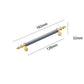 Fluted Zinc Alloy Cabinet Pulls in Shiny Finishes