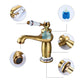 Retro Solid Brass Single Hole Bathroom Faucet