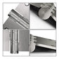 Satin Nickel 4in x 4in Ball Bearing  with Square Corner Door Hinges for Exterior Doors