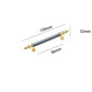 Fluted Zinc Alloy Cabinet Pulls in Shiny Finishes