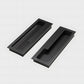 Recessed Cabinet Pulls with Offset Finger Grip