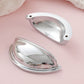 Half-Round Brass Cabinet Cup Pulls for Drawers