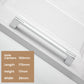 Two-Tone Chrome Cabinet Pulls with Knob Option