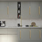 Long Multicolored Simple Invisible Finger Cabinet Drawer Handles