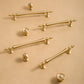 Retro Brass Cabinet Handles and Knobs for Wardrobes