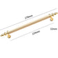 Fluted Zinc Alloy Cabinet Pulls in Shiny Finishes