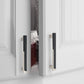 Mixed-Finish Zinc Alloy Cabinet Pulls and Knobs