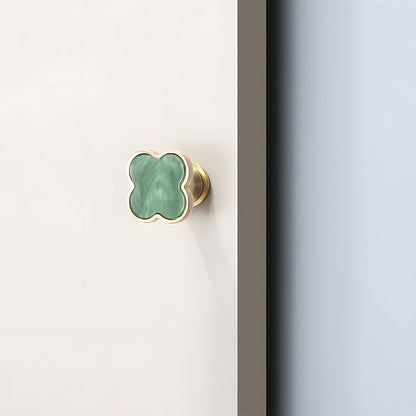 Colored Inset Cabinet Knobs for Wardrobes and Drawers