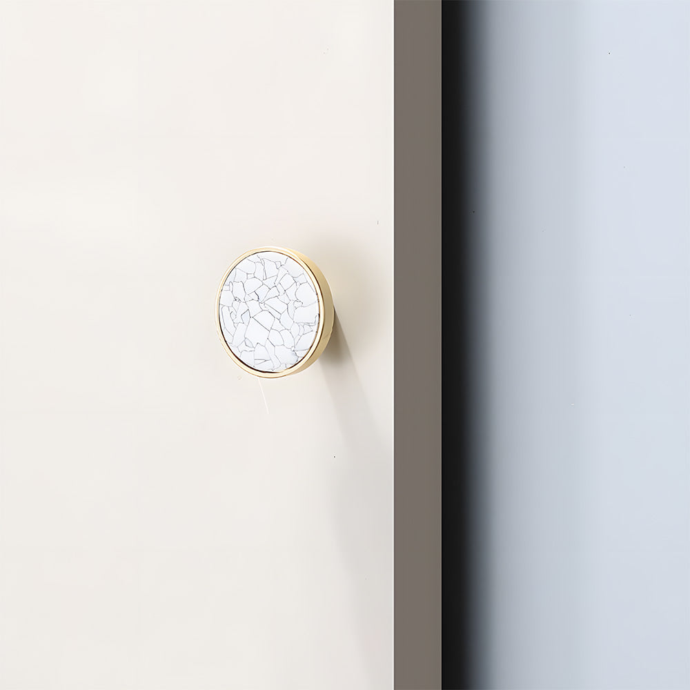 Colored Inset Cabinet Knobs for Wardrobes and Drawers