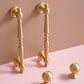Vintage Turned Solid Brass Cabinet Pulls and Knobs