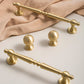 Vintage Turned Solid Brass Cabinet Pulls and Knobs