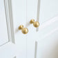 Vintage Turned Solid Brass Cabinet Pulls and Knobs