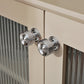 Round Bar Brass Cabinet Handles and Knobs for Wardrobes