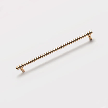 Slim Round T-Bar Cabinet Pulls and Knobs for Wardrobes