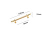 Fluted Zinc Alloy Cabinet Pulls in Shiny Finishes
