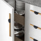 Gold / Black Half Moon Cabinet Pulls and Drawer Handles