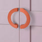 C-Shaped Recessed Drawer Pulls for Sliding Doors