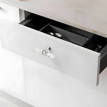 Transparent Acrylic Cabinet Handles for Bathroom Vanities