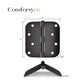 Stainless Steel 4 Inch Matte Black with 5/8" Radius Corners Door Hinges