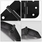 Stainless Steel 4 Inch Matte Black with 5/8" Radius Corners Door Hinges