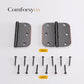 Stainless Steel 3.5 Inch with 5/8" Radius Corners Oil Rubbed Bronze Interior Door Hinges