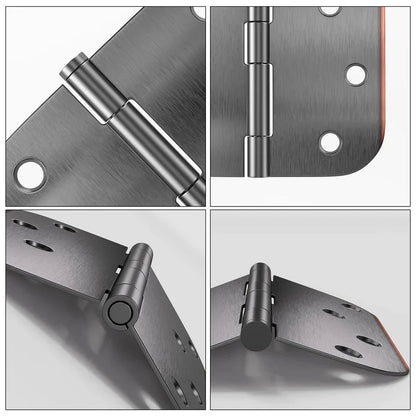 Stainless Steel 4 Inch Oil Rubbed Bronze with 5/8" Radius Corners Door Hinges for Interior Door