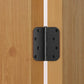 Stainless Steel 4 Inch Oil Rubbed Bronze with 5/8" Radius Corners Door Hinges for Interior Door
