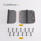 Stainless Steel 4 Inch Oil Rubbed Bronze with 5/8" Radius Corners Door Hinges for Interior Door
