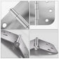 Nickel Brushed 3.5 Inch with 5/8" Radius Corners Oil Interior Door Hinges
