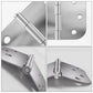 Stainless Steel 4 Inch with 5/8" Radius Corners Satin Nickel Brushed Door Hinges