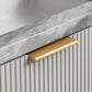 Modern Refined Cabinet Edge Finger Pulls for Kitchen, Multi-Color Options