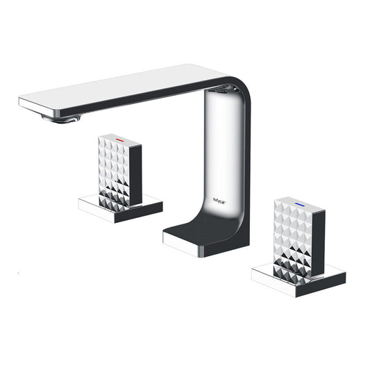 Ultra-Slim 3-Hole Bathroom Sink Faucet