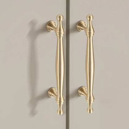 French Vintage Brass Cabinet Handles and Knobs
