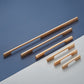 Solid Aluminum Alloy Modern Black Long Cabinet and Drawer Pulls