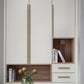 Gold Aluminum Edge Cabinet Handles and Drawer Pulls