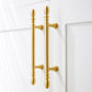 Solid Brass Round Bar Cabinet Pulls and Knobs