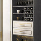 Gold Aluminum Edge Cabinet Handles and Drawer Pulls