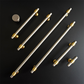 Two-Tone Brass Cabinet Pulls and Knobs