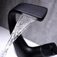 Rivora Modern Waterfall Basin Bathroom Sink Faucet, Single Handle Single Hole