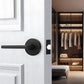 Round Passage Door Lever Handles for Hallway, Closet and Dining Room Doors