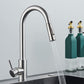 Tavora Touch Kitchen Faucet with Pull-Down Sprayer, Single Handle Stainless Steel Faucet