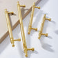 Brushed Brass Vintage Cabinet Pulls and Door Handles